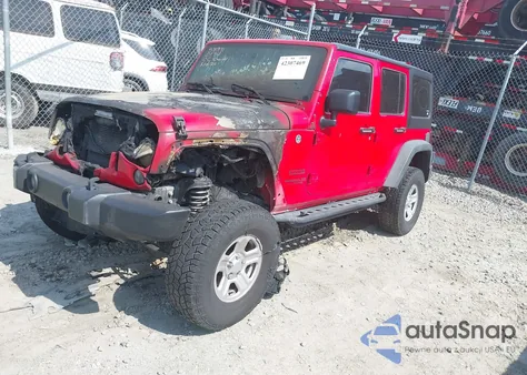 2016 Jeep Wrangler Unlimited Sport z USA, uszkodzony, nr VIN 1C4BJWDG6GL140174